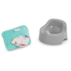Corolle Bébé Bain Calypso et Pot & Lingette Discount