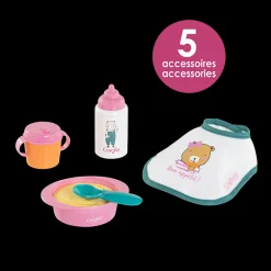 Corolle Bébé Calin Manon et Petit Coffret Repas Hot