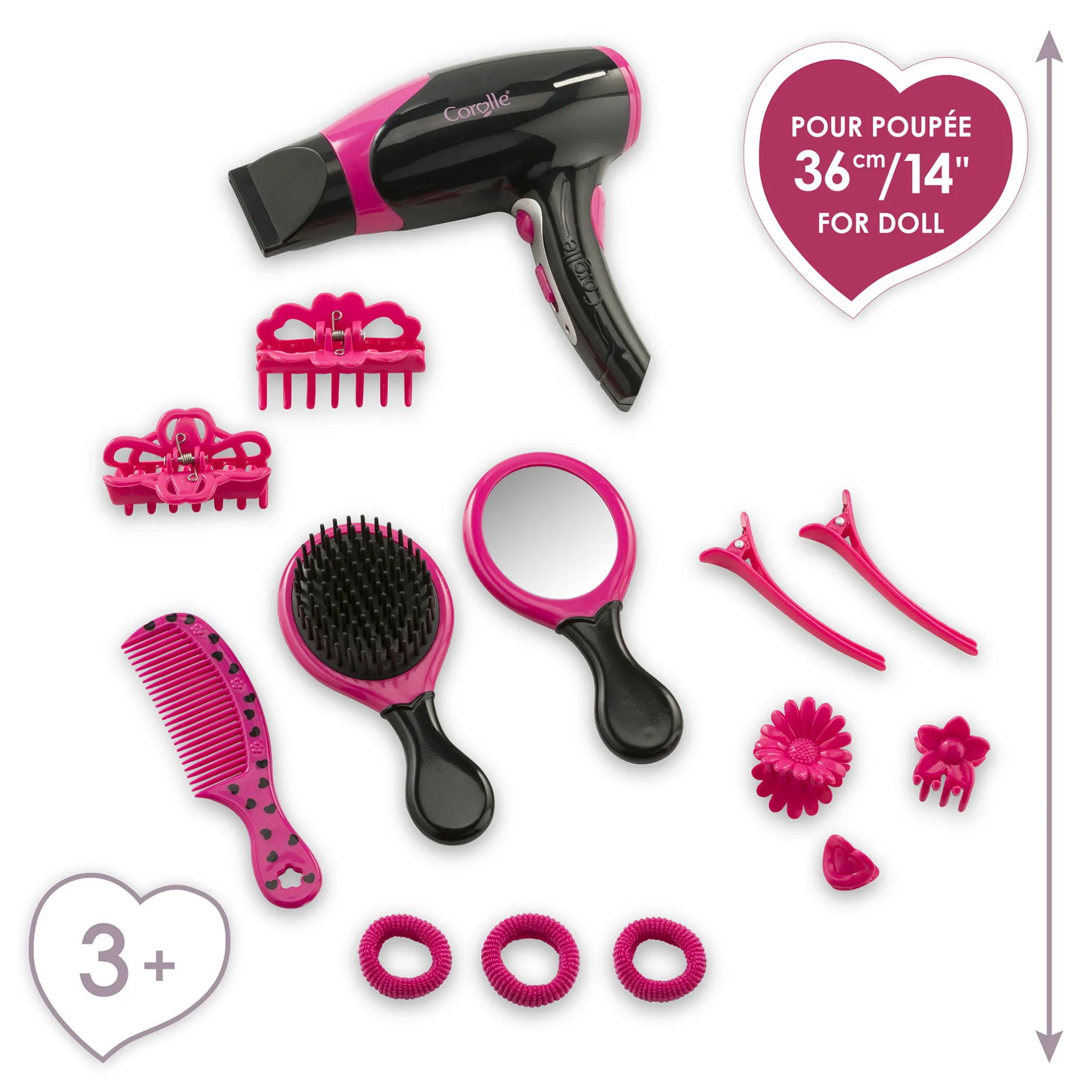 Corolle Coffret Coiffure pour poupée ma Discount