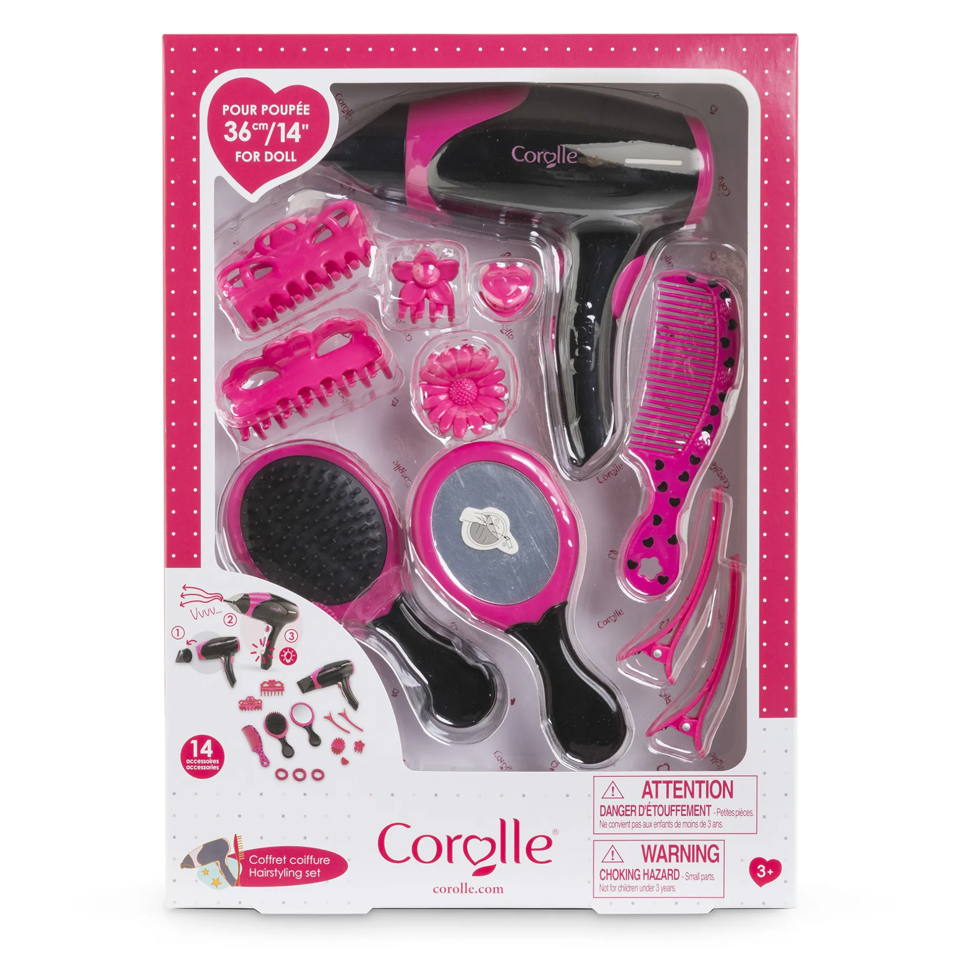 Corolle Coffret Coiffure pour poupée ma Discount