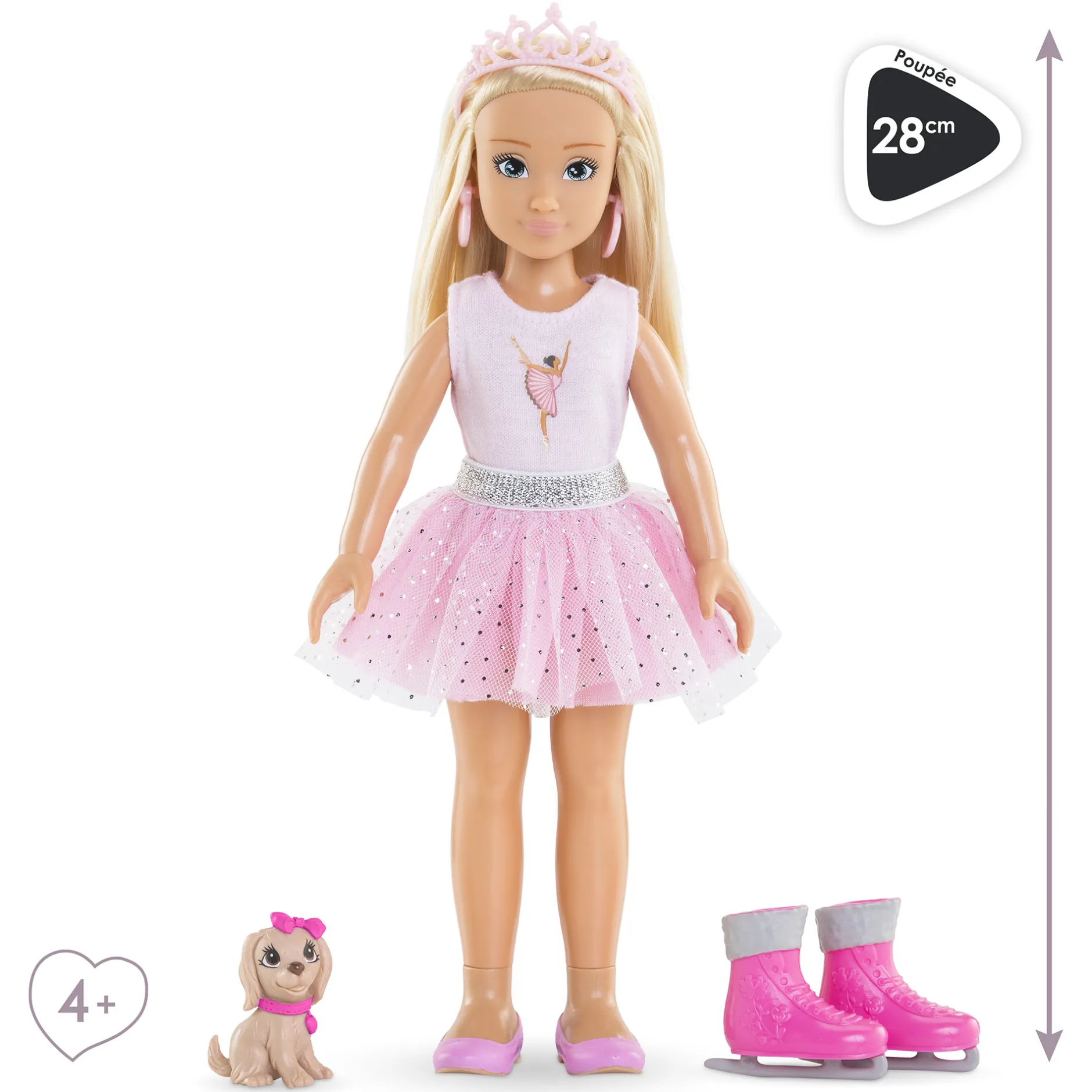 Corolle Coffret Poupée Girls Valentine Ballerine Best