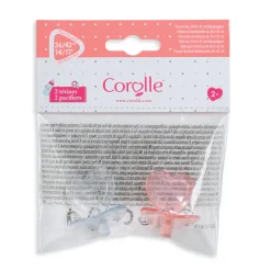 Corolle Couffin Tressé Peluche Rose et Tétines Discount