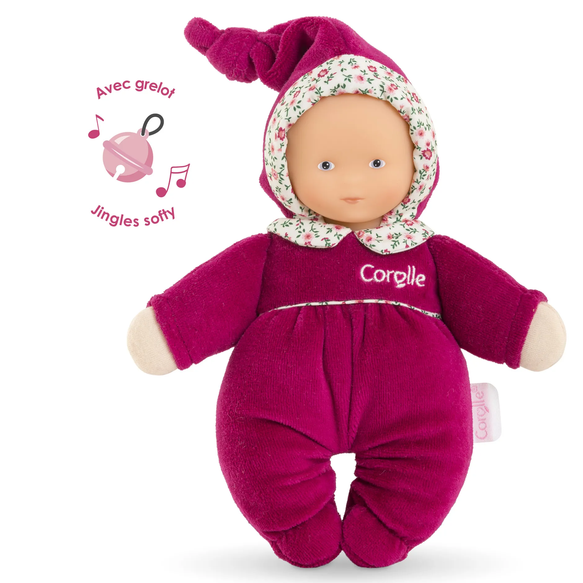 Corolle Doudou Babidoux Rose Grenadine