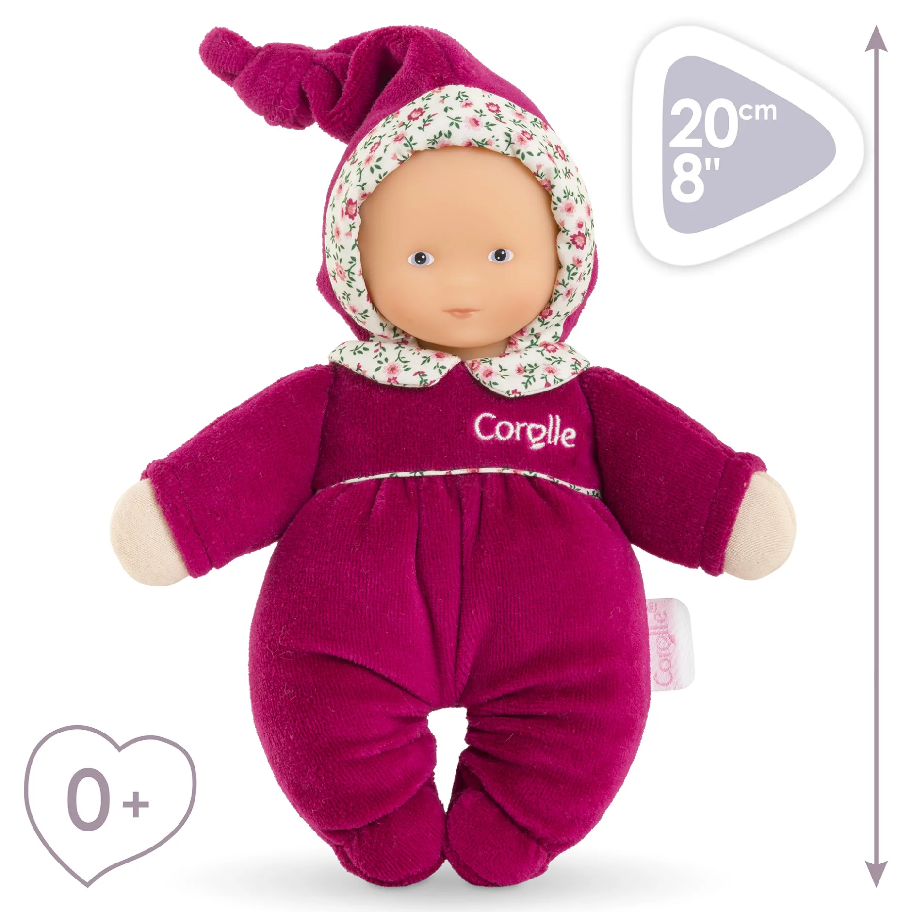 Corolle Doudou Babidoux Rose Grenadine