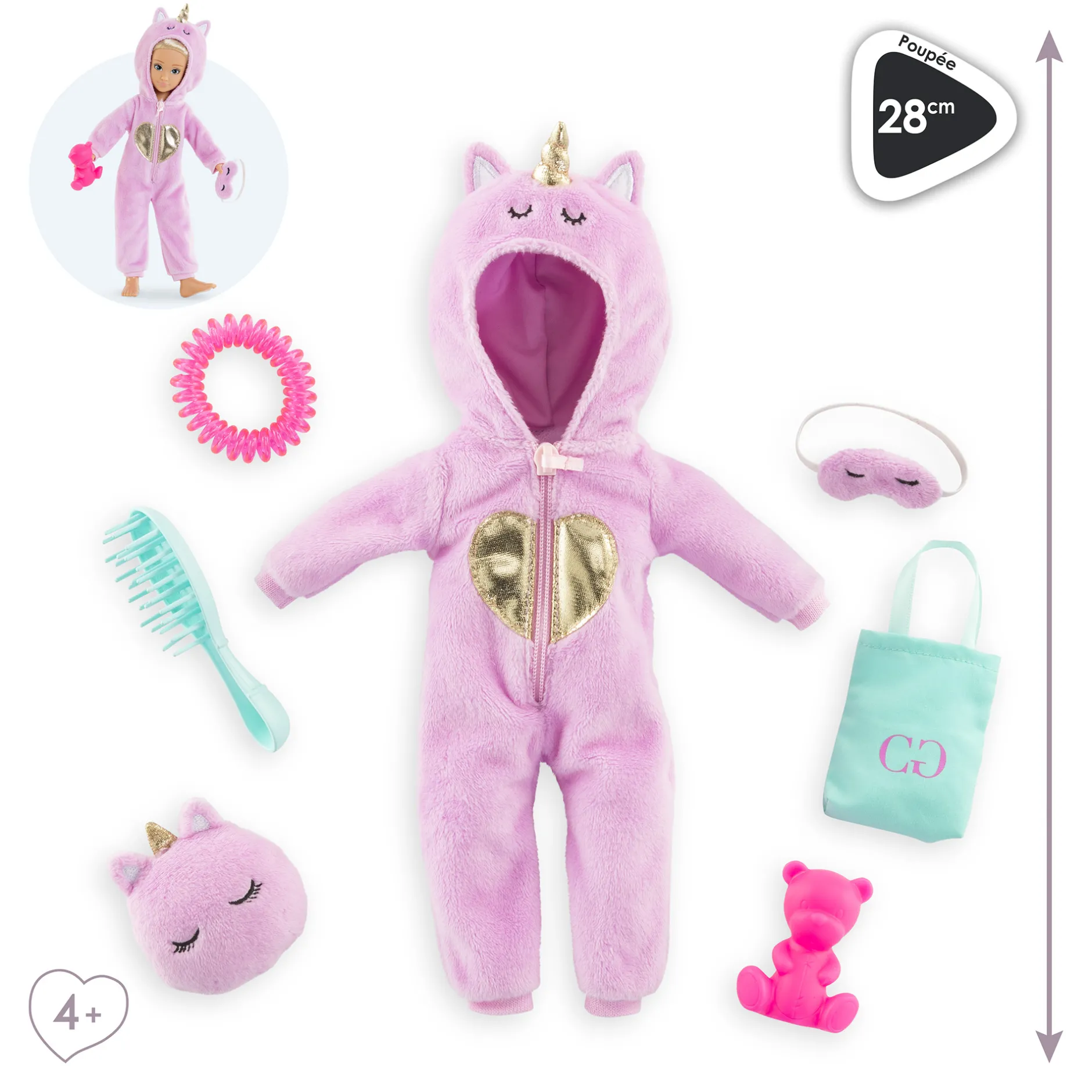 Corolle Dressing Combinaison Licorne pour poupée Girls Discount