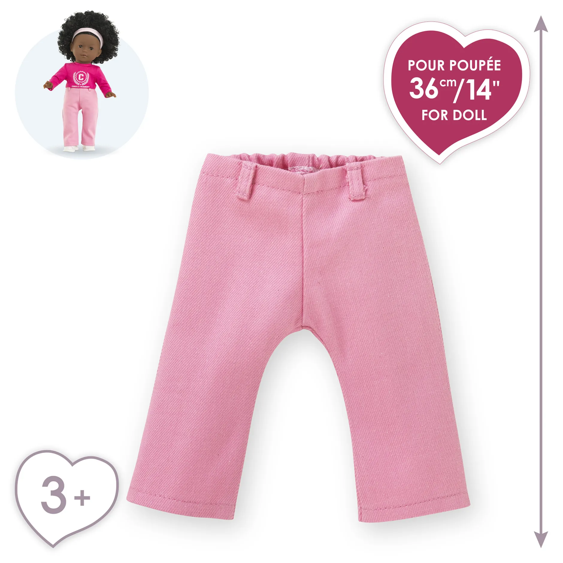 Corolle Jean Rose pour poupée ma Sale