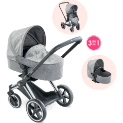 Corolle Landau 3 en 1 Cybex Priam Gris pour poupons 36 / 42 / 52 cm Outlet
