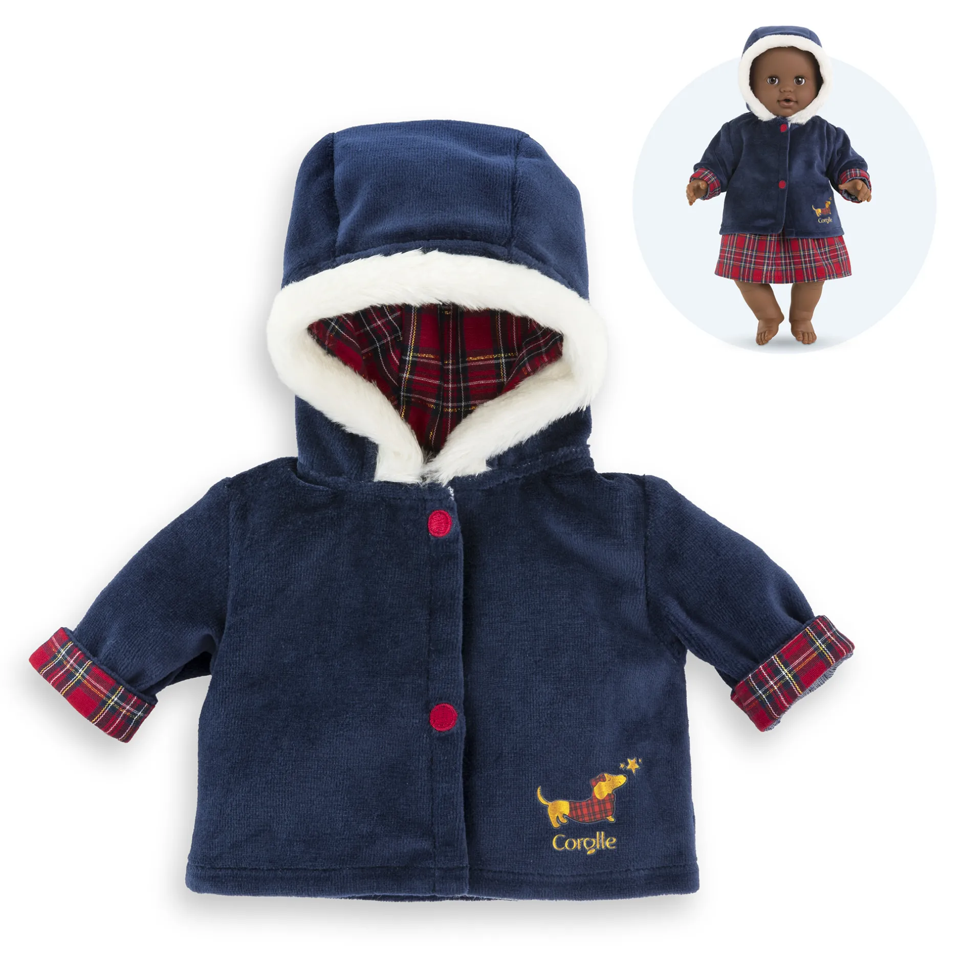 Corolle Manteau en Fêtes pour poupon 36 cm Sale