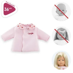 Corolle Manteau Pétales de Cœurs pour poupée ma Discount