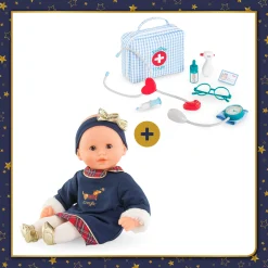 Corolle Mon Bébé Calin Margaux en Fêtes et Valise Docteur New