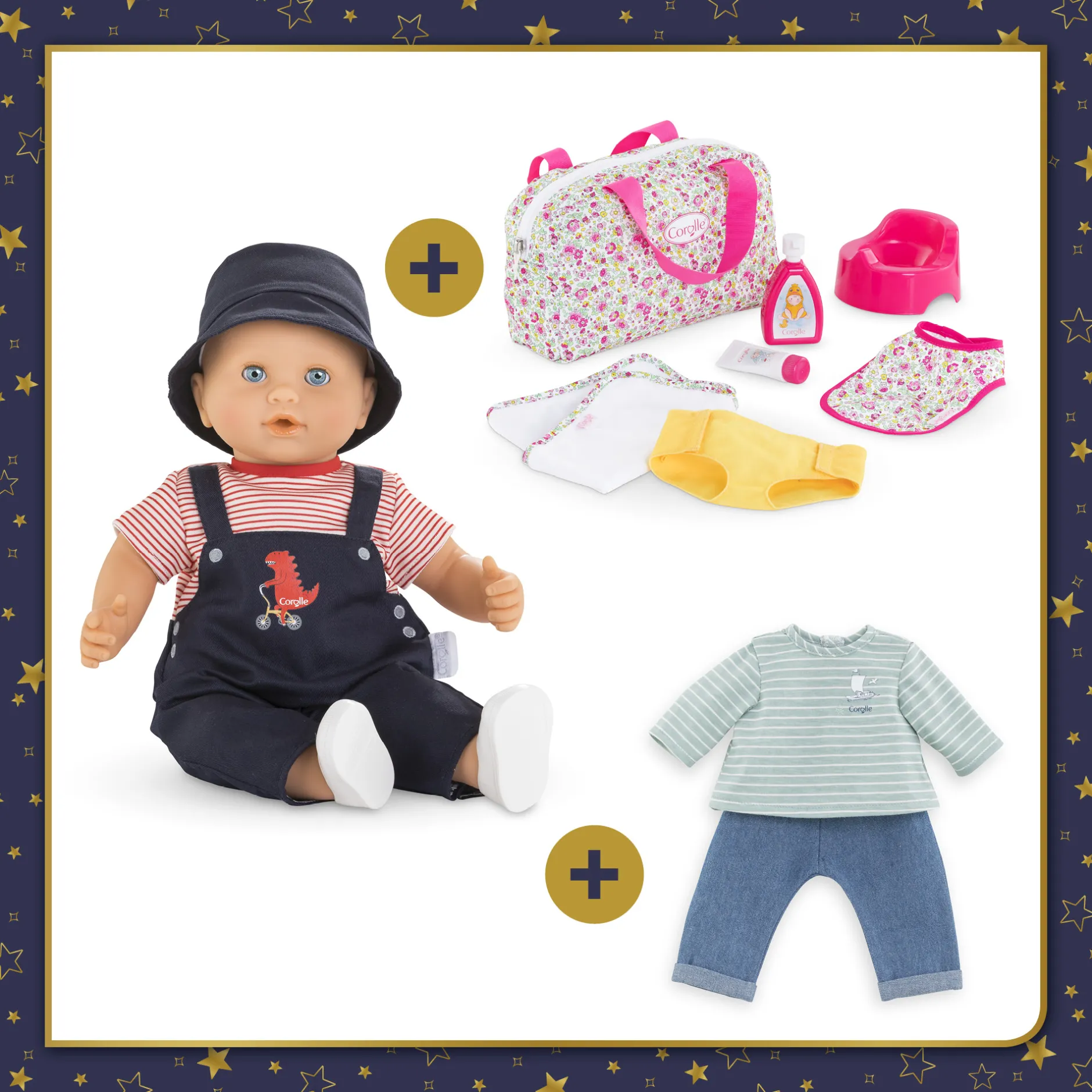 Corolle Mon Grand Poupon Eliott se change Outlet