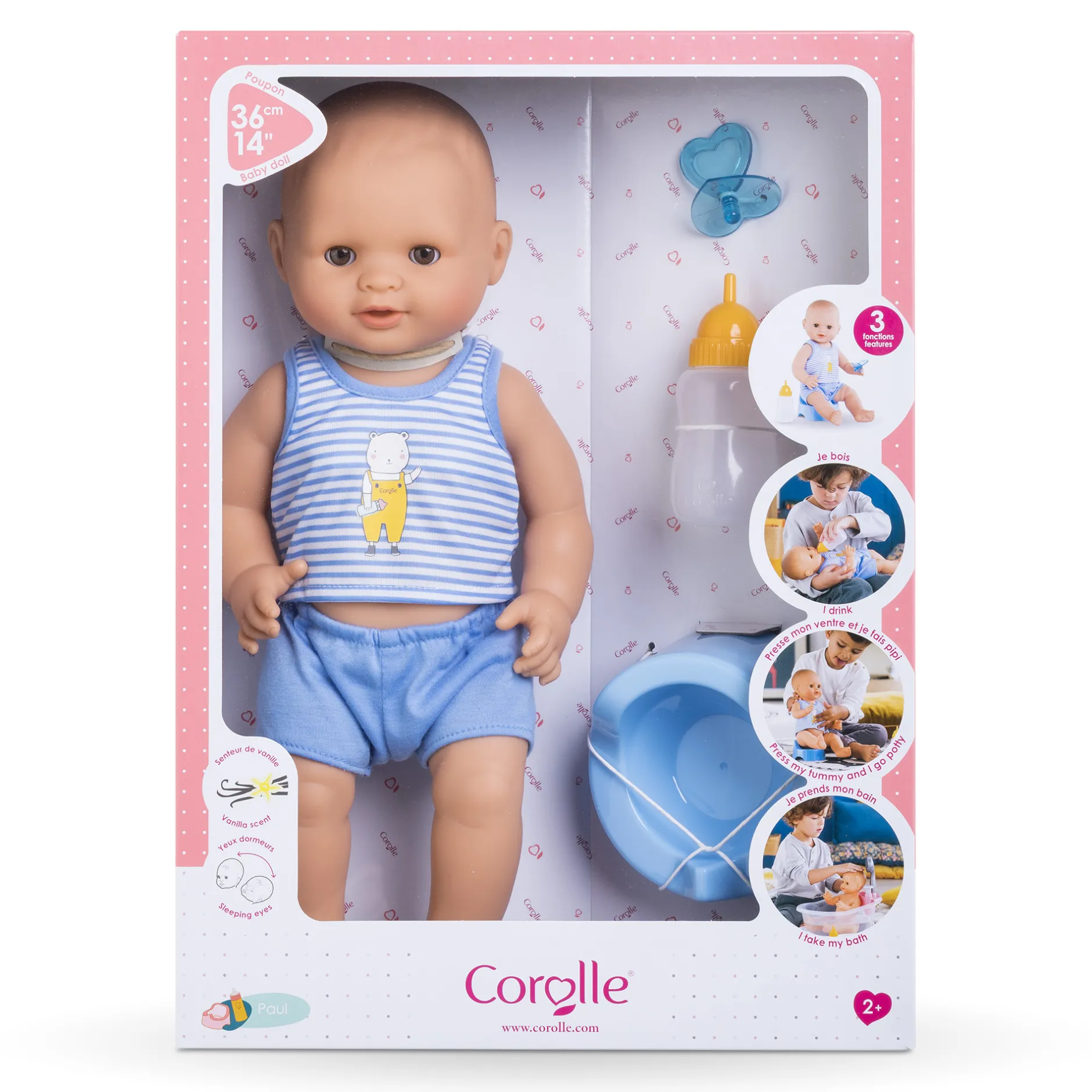 Corolle Poupon Paul fait pipi New