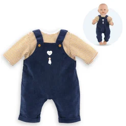 Corolle Poupon Rose et Salopette Marine