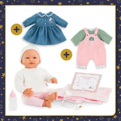 Corolle Poupon Rose et Vêtements Week-end à Paris Best