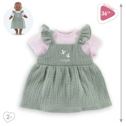Corolle Robe à volants et T-Shirt Bords de Loire pour poupon 36 cm New