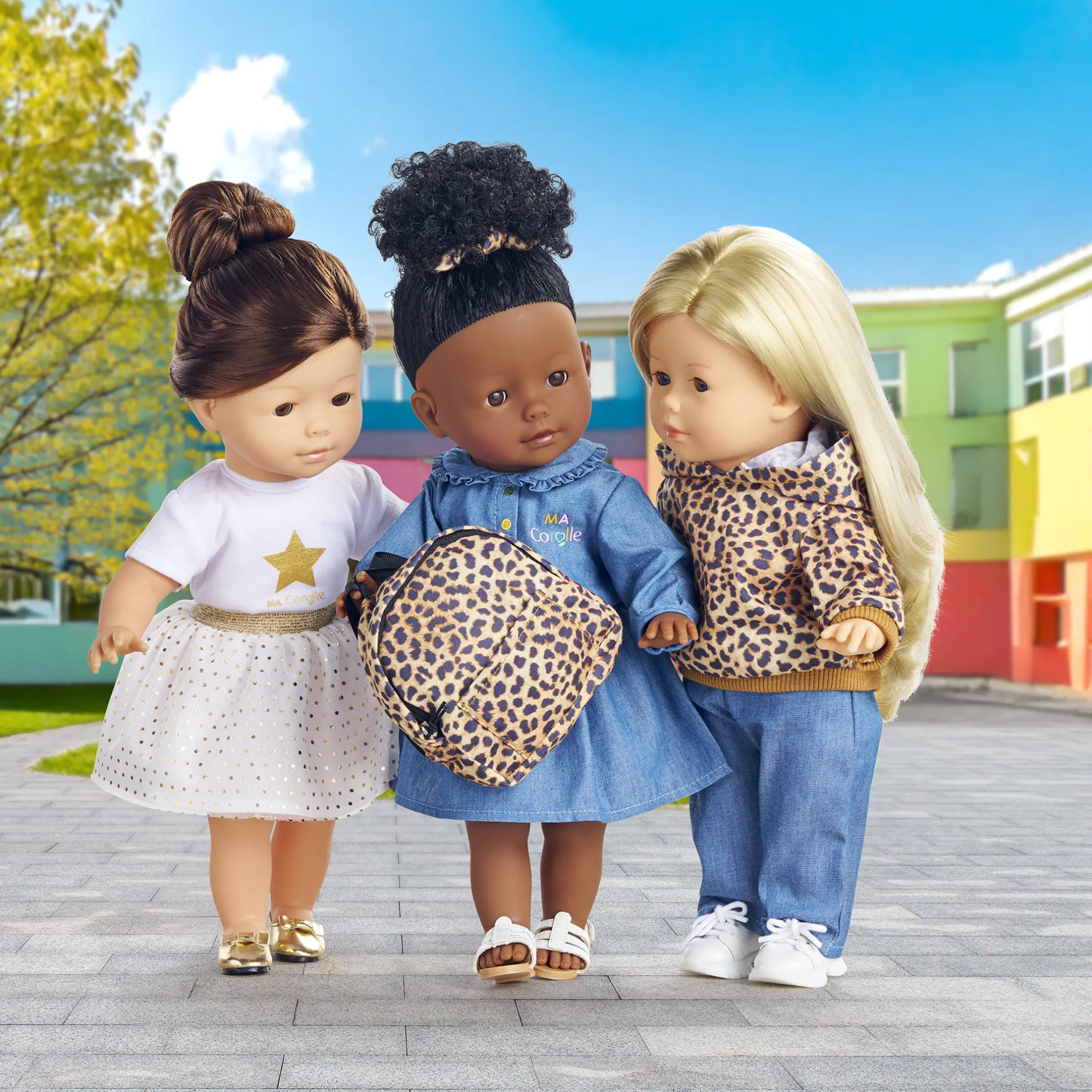 Corolle Robe Denim Manches Longues pour poupée ma New