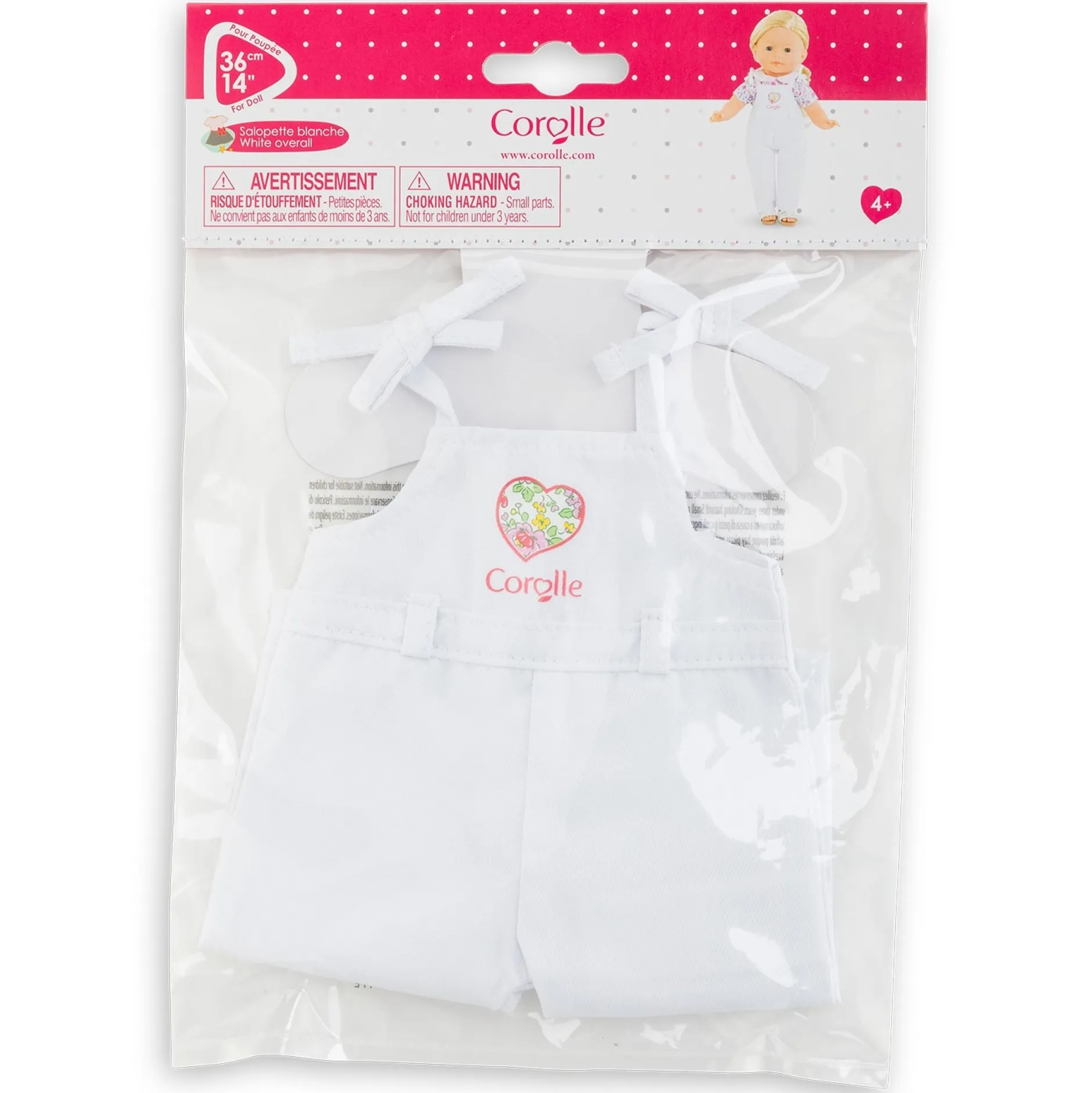 Corolle Salopette Blanche pour poupée ma Outlet