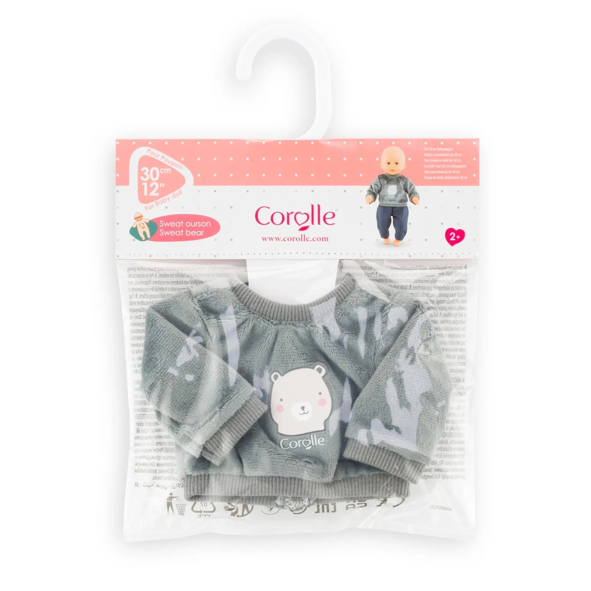 Corolle Sweat Ourson pour poupon 30 cm